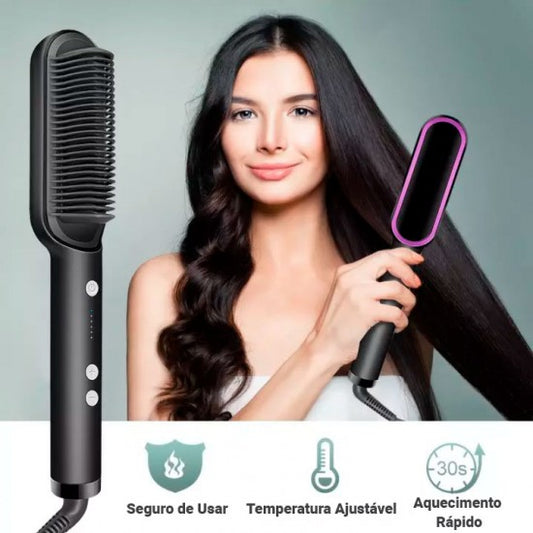 Cepillo Secador y Alisador "Straight Comb" - Cabello Liso en Minutos